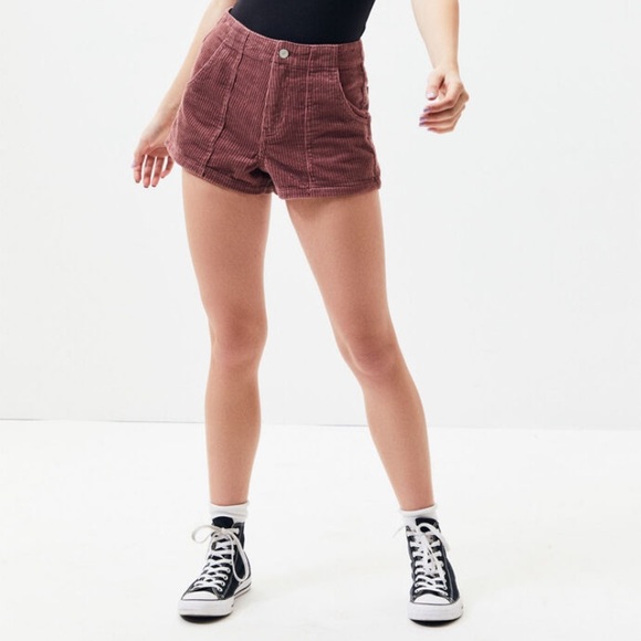 Pink Corduroy Mom Shorts Pac Sun - Picture 7 of 7